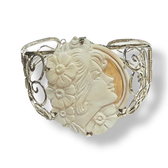 Armband Mandile 1922 Dame Cammei  in Silber Conchiglia 2MBRCM12 - 2MBRCM12